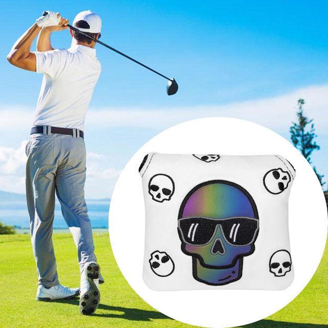 Cubierta de Putter de Golf PU Baoblaze con Cierre Magnético 12x12,5 cm