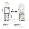 thumbnail image 2 of W5W Led T10 Car Light COB Glass 6000K White Car Interior Car License Plate Light Dome Reading Light DRL Bulb Style 12V, 2 of 4