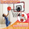 thumbnail image 4 of JUGAAD LIFE Basketball Hoop for Kids with Electronic Scoreboard, Indoor over the Door Mini Basketball Hoops with LED Lighting and Sounds, Basketball Toys Gifts for Boys Girls-Red, 4 of 8