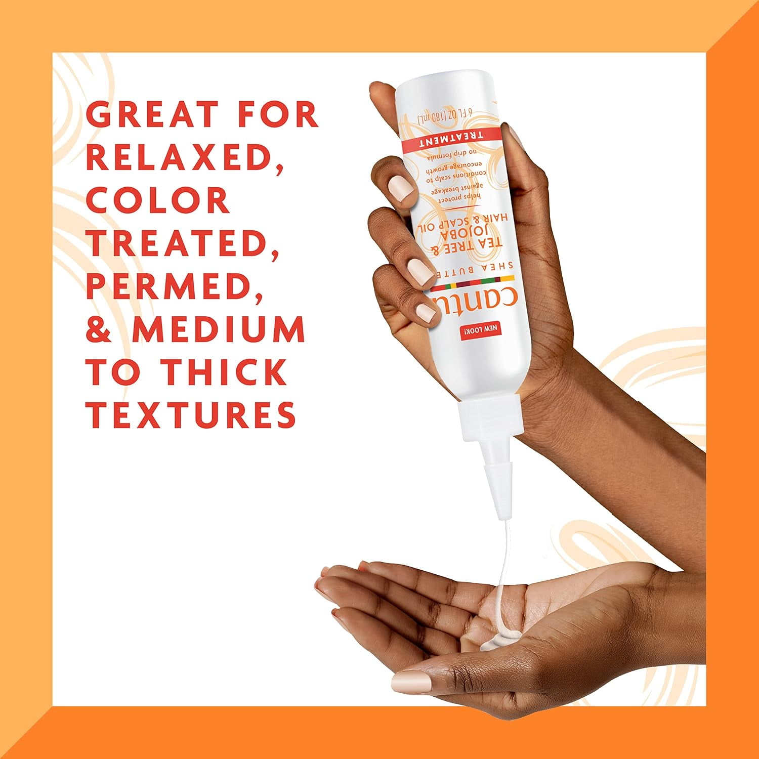 Cantu Shea Butter Tea Tree & Jojoba Hair & Scalp Oil, 6 oz (Pack of 3)