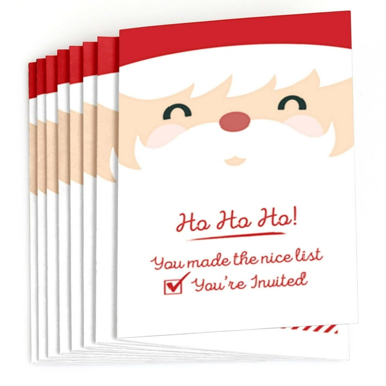 Big Dot of Happiness Jolly Santa Claus - Fill-in Christmas
