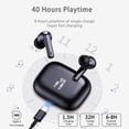 thumbnail image 3 of Wireless Earbuds, Bluetooth 5.4 Headphones in Ear with 4 ENC Noise Cancelling Mic, Wireless Earphones HiFi Stereo Deep Bass 40H Playtime, In-Ear Bluetooth Earbuds LED Display IP7 Waterproof, USB-C, 3 of 8
