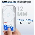 thumbnail image 3 of Ultra-Flat Magnetic Stirrer, Magnetic Stir Plate Mini Lab Stirrers 50-1500 RPM | NO Heating | 100-240 V | Max. Stirring Capacity: 800 mL, 3 of 9