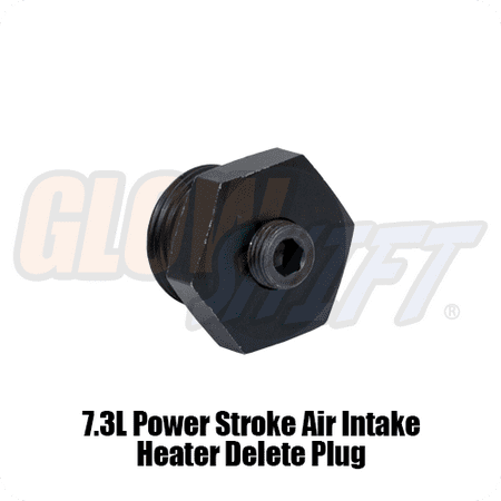 Power Boost Pipe - GlowShift 7.3L Power Stroke Air Intake Heater Boost Plug Adapter