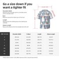 thumbnail image 5 of Fotbe Happy Snowmen Snowfall Camisa Estampada de Manga Corta para Hombre, Casual de Verano, Estilo Playero, Sin Arrugas-3X-Large, 5 of 5
