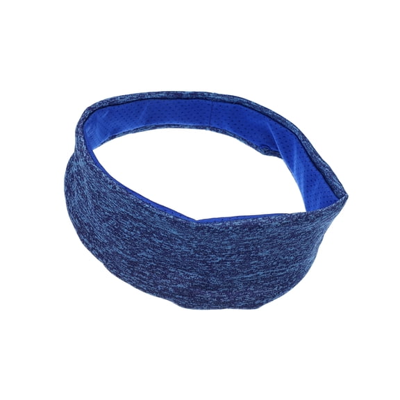 Vocoste 1 Pc Stretchy Nonslip Sweat Wicking Yoga Headband Sweatband for Men Women Dark Blue