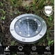 thumbnail image 2 of Juego de 2 focos solares empotrables negros, 16 LED, luces solares para jardín exterior, IP65, resistentes al agua, luz blanca fría para iluminación de caminos, patios, terrazas e iluminación subterrá, 2 of 5