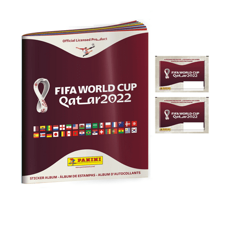 Panini Fifa World Cup Qatar 2022 Album With 2 Sticker Packs Included (Soft Cover)
