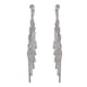 thumbnail image 2 of Pendientes colgantes elegantes y modernos para banquetes de compromiso y fiestas. 9cmx1.2cm, 2 of 9