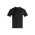 thumbnail image 5 of Free Assembly Men's Cotton Henley Shirt with Short Sleeves, Sizes XS-3XL, 5 of 5