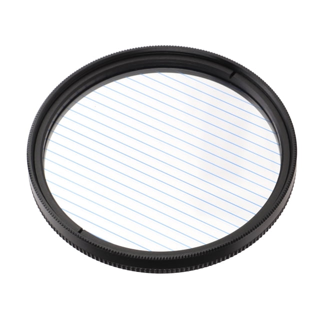 Filtro de efectos especiales Blue Streak de Junestar, vidrio óptico anamórfico para cámara Nikon, accesorio de 55 mm/2,2 pulgadas