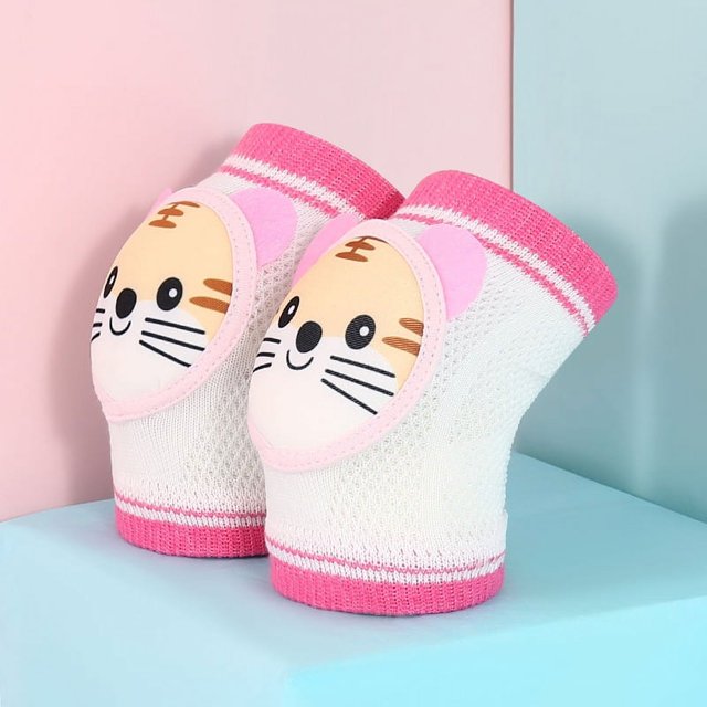 Almohadillas para gatear para bebés, rodilleras antideslizantes, protectores de rodillas para bebés, calentadores de piernas para niños pequeños, rodilleras de seguridad para caminar (5 uds)