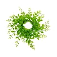 thumbnail image 2 of YOHAVEN Artificial Eucalyptus Candle Ring Wreath, Green Plastic Tabletop Ring For Pillar Candles, Spring And Easter Table Centerpiece Decor, 20cm Diameter, Reusable Indoor Door Wall Accent, 2 of 6
