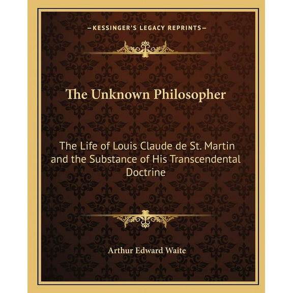 The Unknown Philosopher (Paperback)