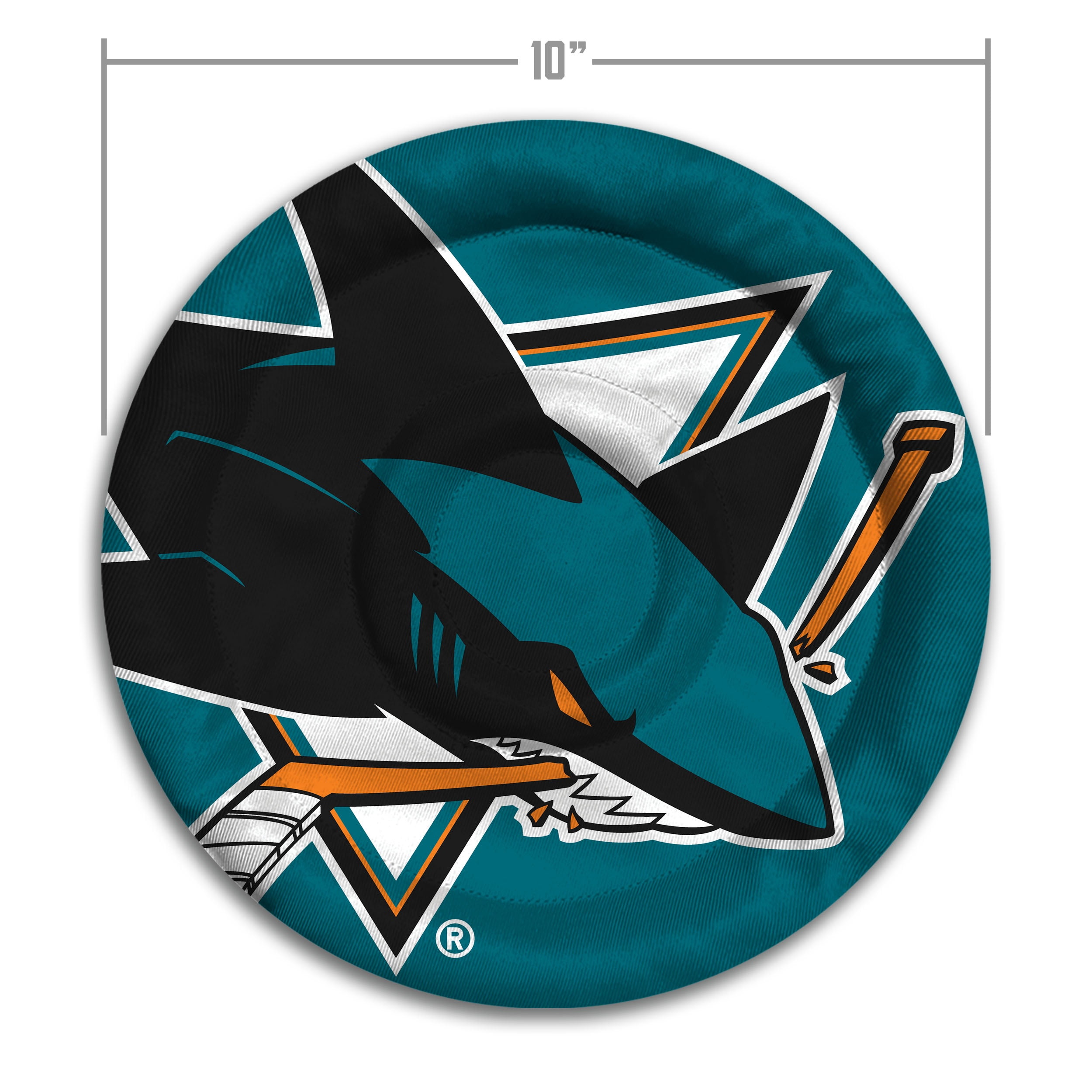 YouTheFan NHL San Jose Sharks Flimzee Bean-Bag Flying Disc