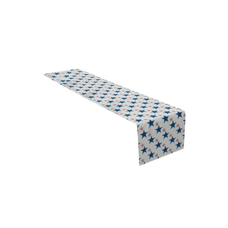 

American Flag 4th July Patriotic Memorial Day Table Runner Independence Day Holiday Kitchen Table Decoration Indoor Outdoor Home Party Decoration