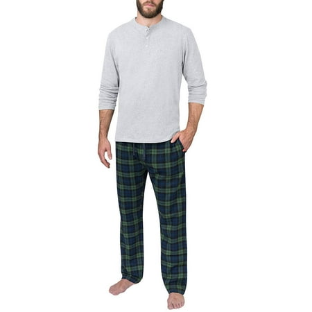 

The American Outdoorsman mens Sleep Set (XL Combo#1 (Indigo Heather& Red Charcoal)) (Combo#2 (Light Grey Heather & Blue Green) Medium)