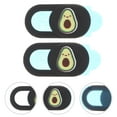 thumbnail image 3 of Shisuyan 2Pcs Avocado Pattern Camera Slide Cover Privacy Protector Webcam Cover, 3 of 8