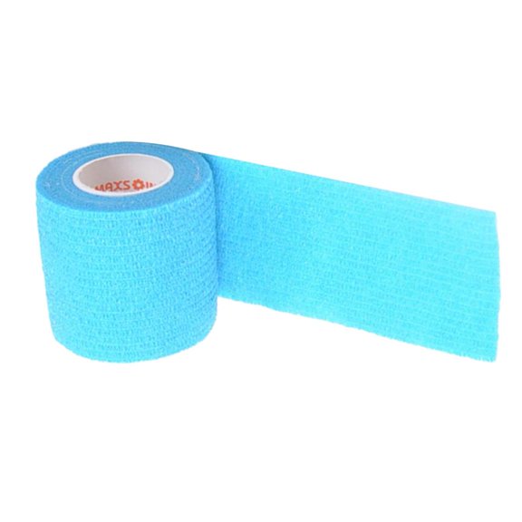 Elastic Self Adheres Bandage Tape Gauze First Aid Strap Light Blue