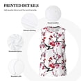 thumbnail image 6 of Easygdp Cherry Blossoms Men's Mesh Basketball Jersey Quick Drying Sleeveless Shirts Fitted Muscle Tank Tops Sport Round Neck T-Shirt - Small, 6 of 9