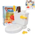 thumbnail image 2 of EASTIN Funny Toilet Trick Toy Flush Frenzy Crazy Toilet Flush Game The Flying Poop For 2 4 Players Hilarious Family Game & Joke Toys For Adults And Kids, 2 of 8