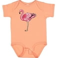 thumbnail image 3 of Inktastic Pink Flamingo Boys or Girls Baby Bodysuit, 3 of 5