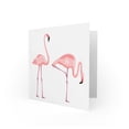 thumbnail image 2 of Flamingo Illustration Bird Pink Cute Animal Greetings Card Plus Envelope Blank inside, 2 of 3