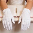 thumbnail image 3 of Gants d'Étiquette Formels pour Hommes, Gants Blancs de Magicien, Gants de Garde de Réception, 3 of 7