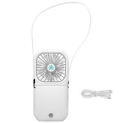 Necklace Fan Portable USB Personal Fan 90° Rotating Free Adjustment Handheld Cooling Folding Electric Fan