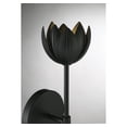thumbnail image 6 of Trade Winds Primrose 1-Light LED Wall Sconce in Matte Black, 6 of 6