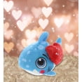 thumbnail image 4 of DolliBu I Love You Baby Soft Plush Blue Shark - Cute Stuffed Animal with Red Heart and with Name Personalization for Valentine, Anniversary, Romantic Date, Gift - 5.5", 4 of 6