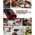 thumbnail image 7 of 20V 3.6Ah Battery for Black and Decker Lithium-Max Tools, High-Capacity Replacement Lithium-Ion Battery, 2-Pack, Compatible with LBXR20 LBXR2020 LBX20 LBXR2520 LB2X4020 LB2XR20, 7 of 7