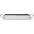 thumbnail image 2 of American Metalcraft G21 21 3/4" x 9" Small Rectangular Hammered Stainless Steel Griddle, 2 of 4