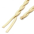 thumbnail image 3 of Brass Herringbone Chains Lariat Necklaces Golden 24.61 inch(62.5cm), 3 of 3