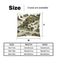 thumbnail image 5 of Map section Pillow Covers - Set of 2 - 16x16, 18x18, 20x20 Inches - Unique Patterns for Various Occasions - Decorative Throw Pillowcases for Home Decor, 5 of 6