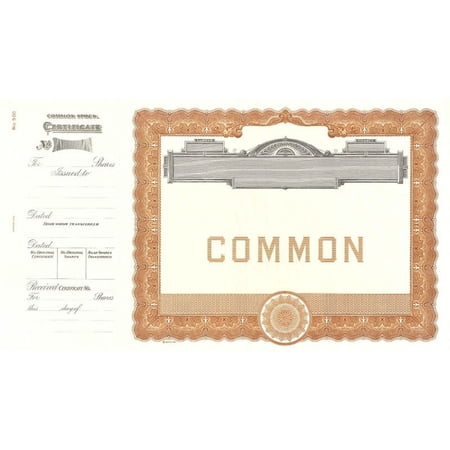 Goes 500 Common Blank Stock Certificate Size 8-1/2" x 15", Certificate Stock Paper Laser or Ink Jet Compatiable (50 Pack)