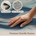 thumbnail image 6 of ODIKA 8'x10' Washable Area Rug Beige That Ocean Inspired Marbled Couch Grey Large Abstract Navy for King Size Bedroom Under Bed, Master Suite, Non-Shedding, Easy Care, 6 of 7