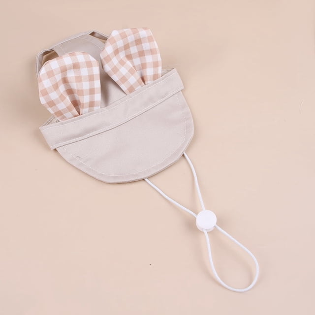 Chapeau de Pêcheur pour Chats et Chiens - Bonnet Respirant avec Trous pour les Oreilles, Protection UV, Sangle Réglable, Design Floral pour Usage Extérieur