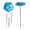 Blue, variant on Handmade Metal Flower Garden Stakes Bird Bath for Outdoor,Bee Watering Station with Flower Design,Bird Feeder,Butterfly Bee Bath Bowl for Outdoor Garden Yard Farm Decor,25.5Inch Green