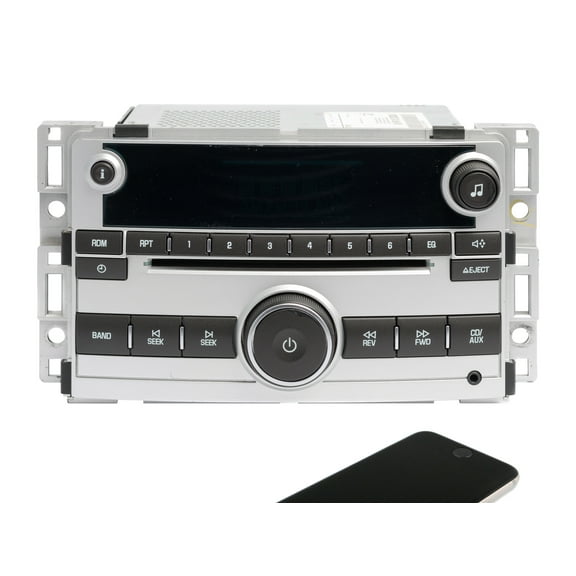 Restored 200912 Chevrolet Malibu AM FM Radio Aux Bluetooth CD Player 25833636 Option U1C (Refurbished)