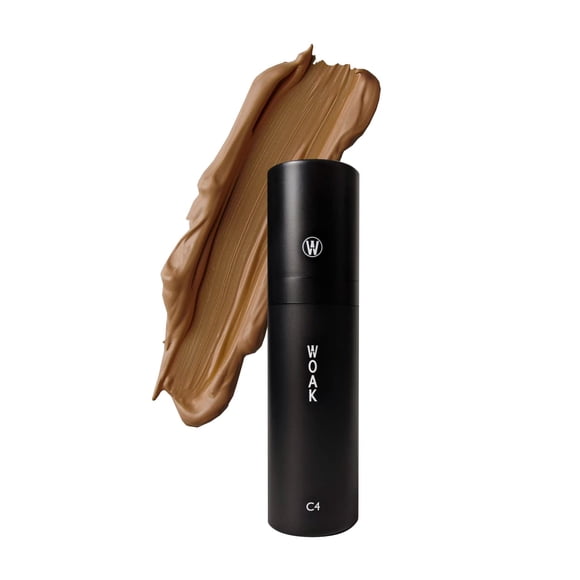 WOAK C4 - Base en crema BB CC humectante con color para hombres - Complejo de camuflaje corrector de color - Cuidado de la piel híbrido (bronceado)