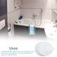 thumbnail image 4 of Inteprter 12 piezas de drenaje de suelo de ducha, recogedor de pelo, cubierta de bañera, bloque de prevención, tapones de filtro de lavabo de Almacenamiento y organización del hogar Redondo, 4 of 6