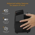 thumbnail image 3 of Vornado Velocity 1R Personal Space Heater with 2 Heat Settings and Advanced Safety Features, Black, 3 of 5