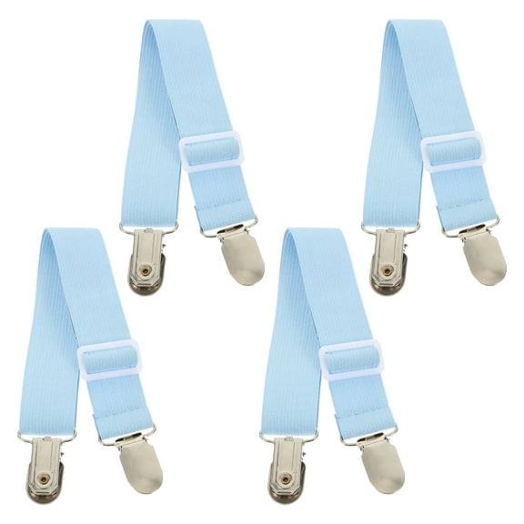 4 Pcs Holder Entrained Mattress Fasteners Curtain Clips Bed Pads Sheet Corner Straps