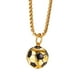 thumbnail image 2 of Colgante de material acero Inoxidable Con Forma De Fútbol Para Aficionados ejercicio, Collar, Joyería Salvador Dali Collar colgante de fútbol, 2 of 8