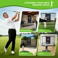 thumbnail image 5 of OXYGIE 10x7.5FT Golf Practice Hitting Net for Backyard Driving with Heavy Duty Frame Target Cloth Personal Driving Range for Indoor or Outdoor, 5 of 7