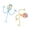 B, variant on Innovative Flexible Shape Night Light Strong Suction Cup for Easy Installation on Smooth Surfaces Ideal for Home Safety