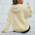thumbnail image 1 of Women's Long Sleeved Zipperless Back IT'S OKAY NOT TO BE PERFECT. Printed Hoodie, 1 of 5