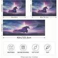 thumbnail image 4 of Unicorn Satin Pillowcase for Hair and Skin Silk Pillowcase Soft Breathable Sleeping Pillow Covers Smooth Cooling Pillowcase with Envelope Closure Size Standard 20x30 in Home Decor Gifts, 4 of 7