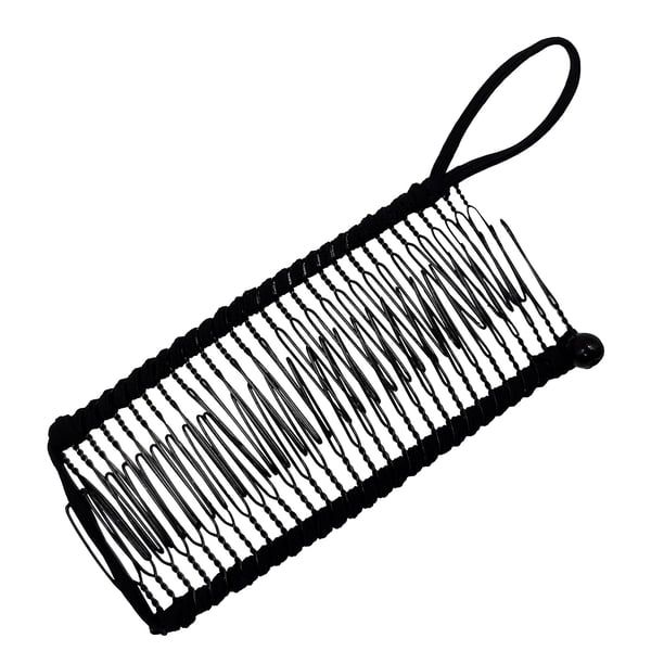 Fiudx Pinza para El Pelo Tipo Plátano, Peine Elástico, Pinza 30 Dientes con Agarre Firme, Diseño Clásico y Elegante, Ideal para Cabello Grueso y Rizado, Ideal para El Día a Día de Mujeres y Niñas, El